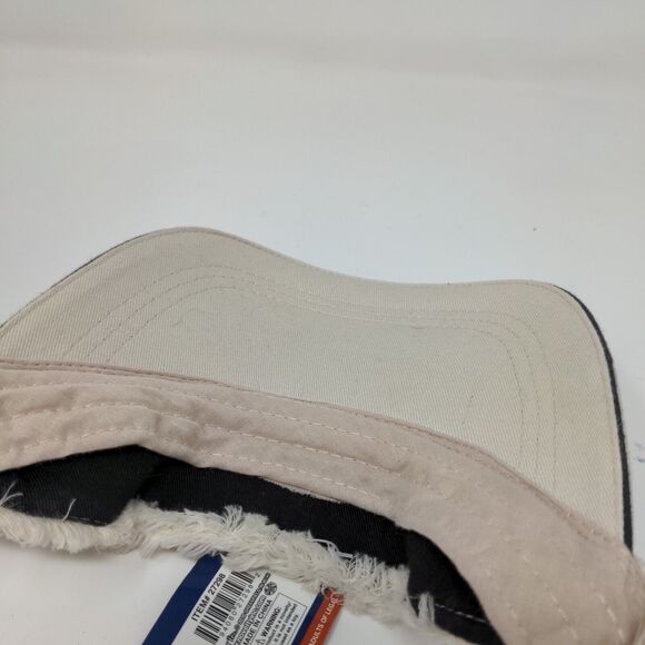 University of Beer Pong Men's Sun Visor Hat Cap Tan W/Tags Embroidered Logo - Picture 14 of 16